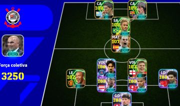 CONTA EFOOTBALL 3250 DE FORÇA (SUÁREZ 108, CRUYFF 109, NEYMAR 108, INIESTA PRIME