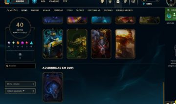 CONTA DE LOL LV 16 RENGAR CAÇADOR NOTURNO