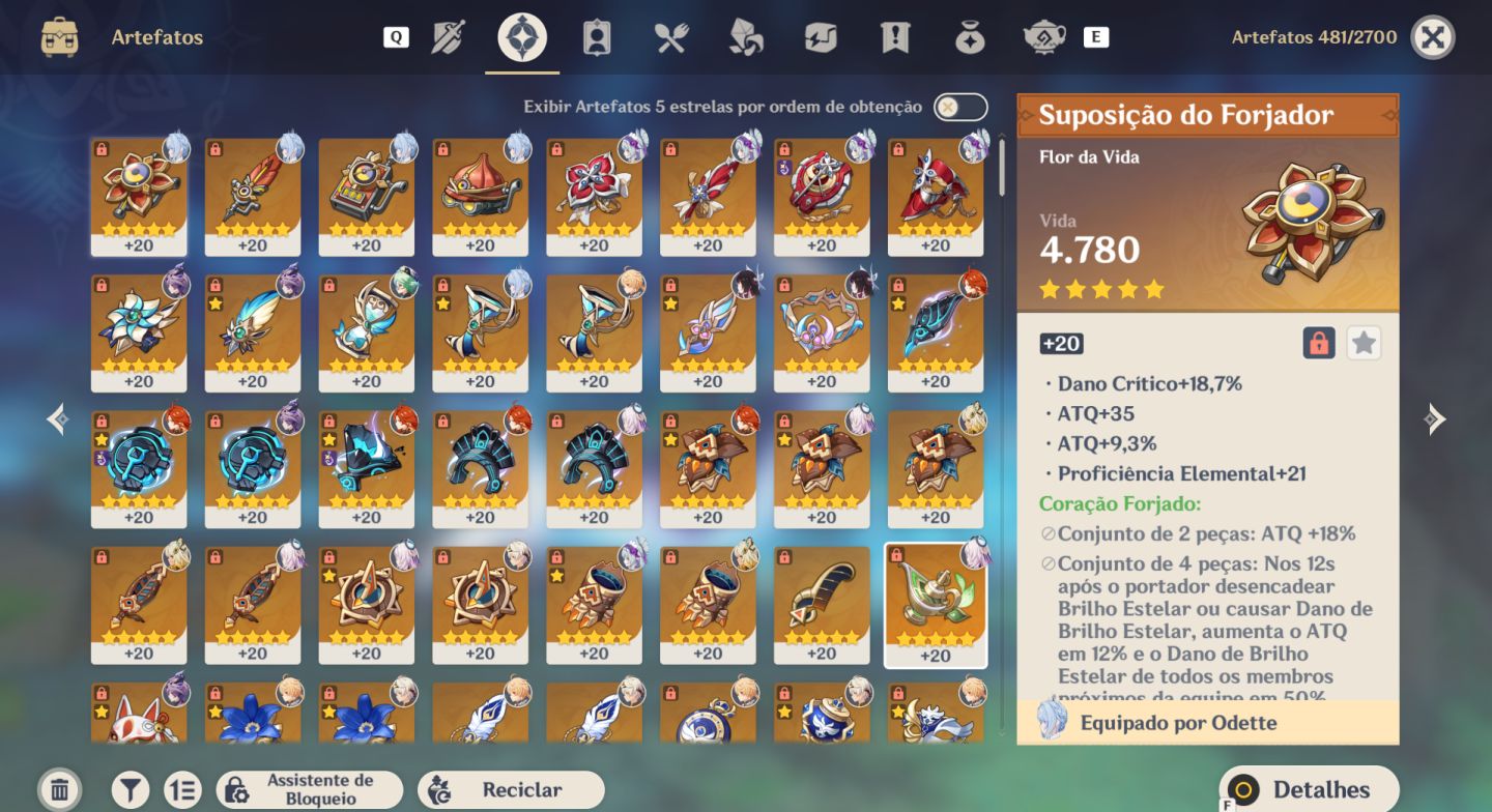 CONTA AR 55 | ODETTE, MAVUIKA, ESCOFFIER + 11 5 ESTRELAS