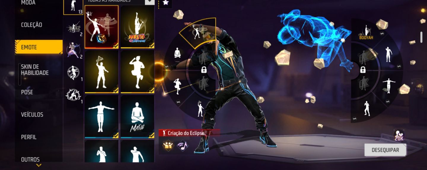CONTA FREE FIRE COMPLETA À VENDA MUITOS ITENS RAROS
