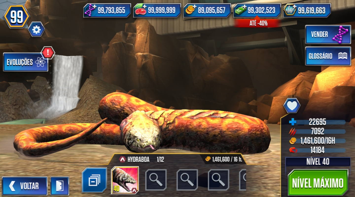 QUALQUER DINOSSAURO NO: JURASSIC WORLD - THE GAME | À SUA ESCOLHA