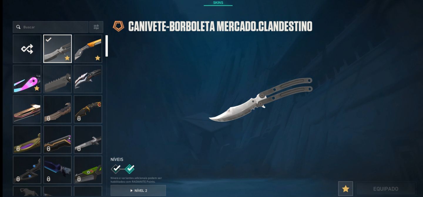 Conta Do Valorant Com Varias Skins,canivete borboleta,Vandal gaia, entre outras.