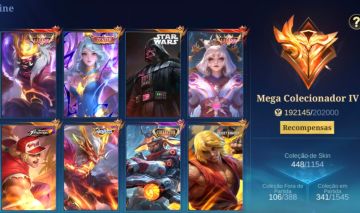 CONTA TODOS HEROIS E + DE 440 SKINS