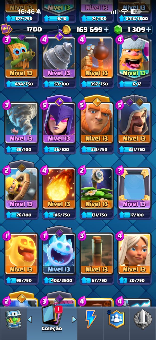 Conta Clash Royale 13.700 troféus