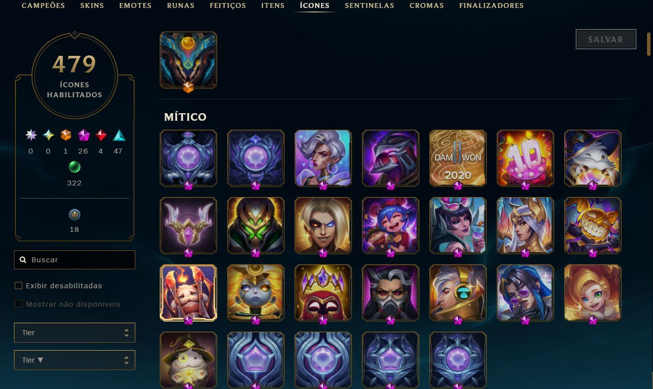 CONTA LOL LOTADASSA DE SKINS 474 no precinho
