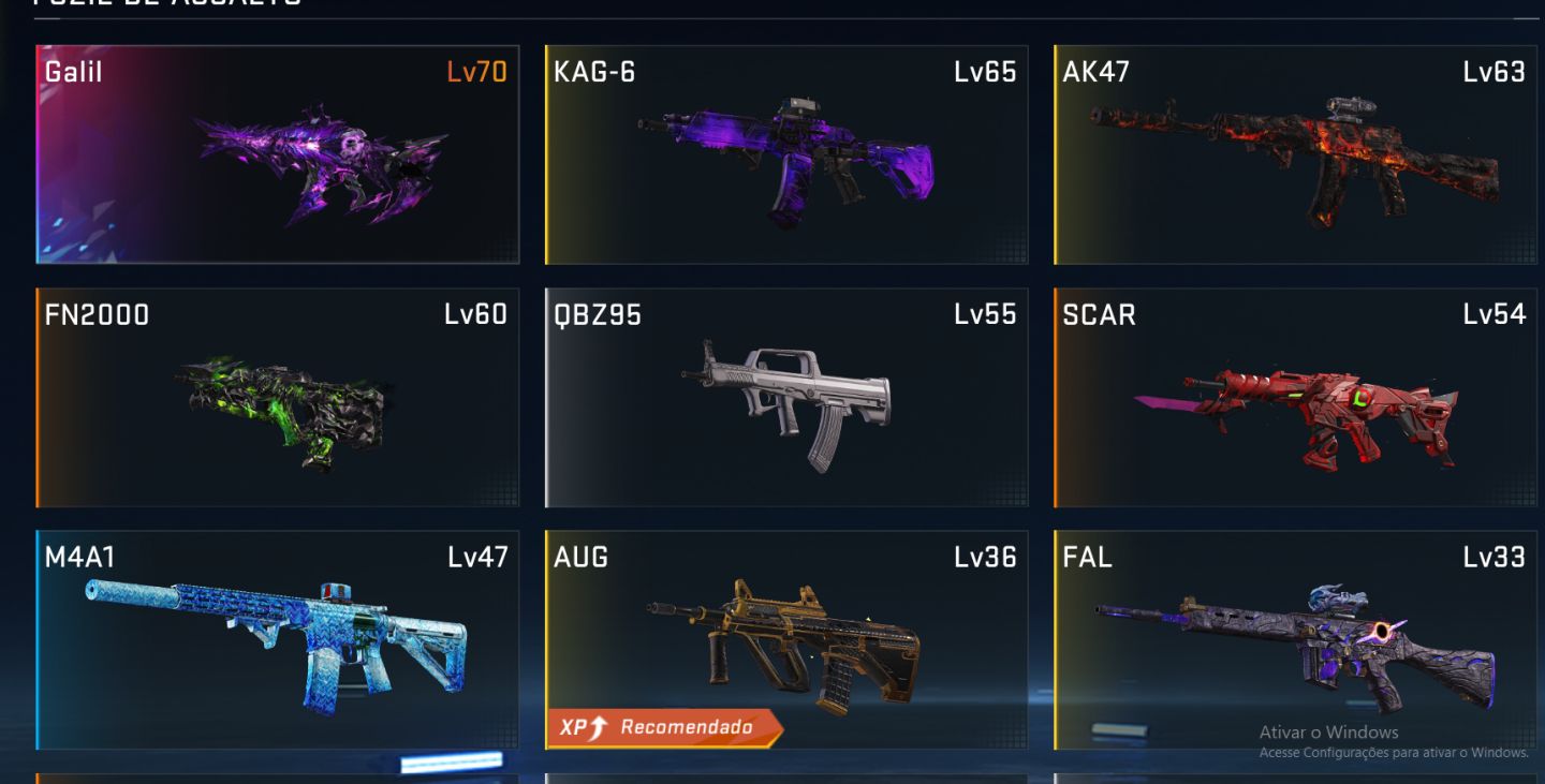 CONTA BLOOD STRIKE NÍVEL 50 | GALIL EVO | KRAKEN + NOVA