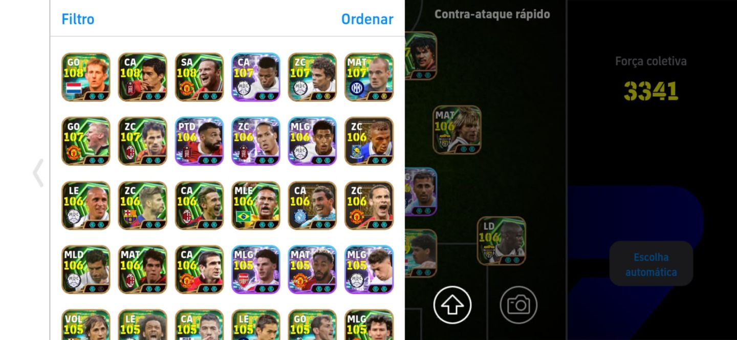 Conta de Efootball mobile Full