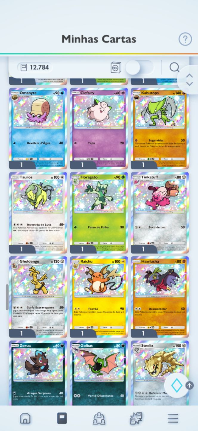 Pokémon TCG Pocket | Nível 60 | Master Ball | Vários Decks META + Cartas Raras