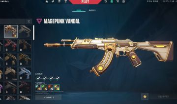 Conta valorant custo benefício! (Vandal Magipunk)