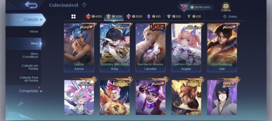 Conta mobile legends colecionador prestigiando 1