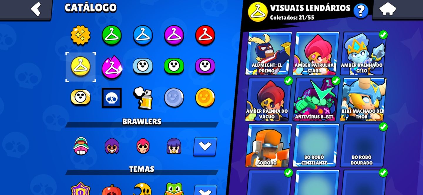 BRAWL STARS OG 79K | 545 SKINS | TODAS HIPERCARGAS | +R$ 8000 GASTOS