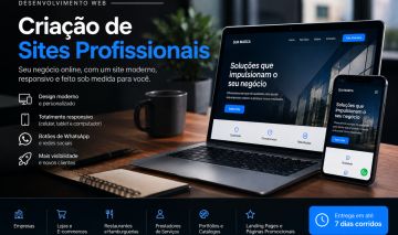 Criação de Sites Profissionais Personalizados | Responsivos e Modernos