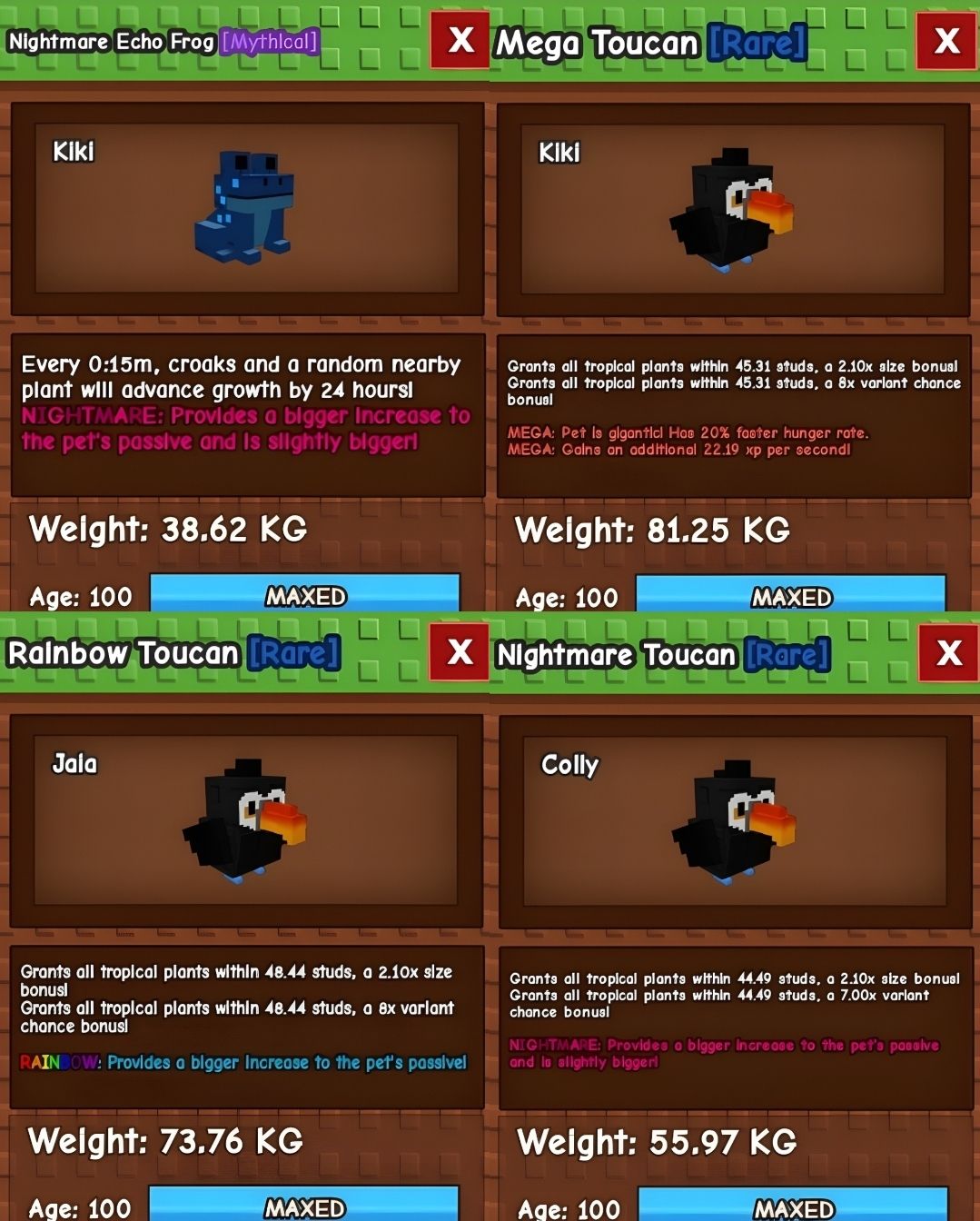 Grow A Garden| Pets TITANIC e HUGE Raros! Barato, Promoção!!!