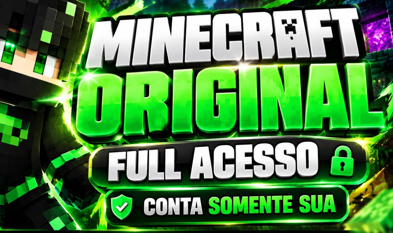 Minecraft Java + Bedrock Original + Capa OptiFine | Full Access