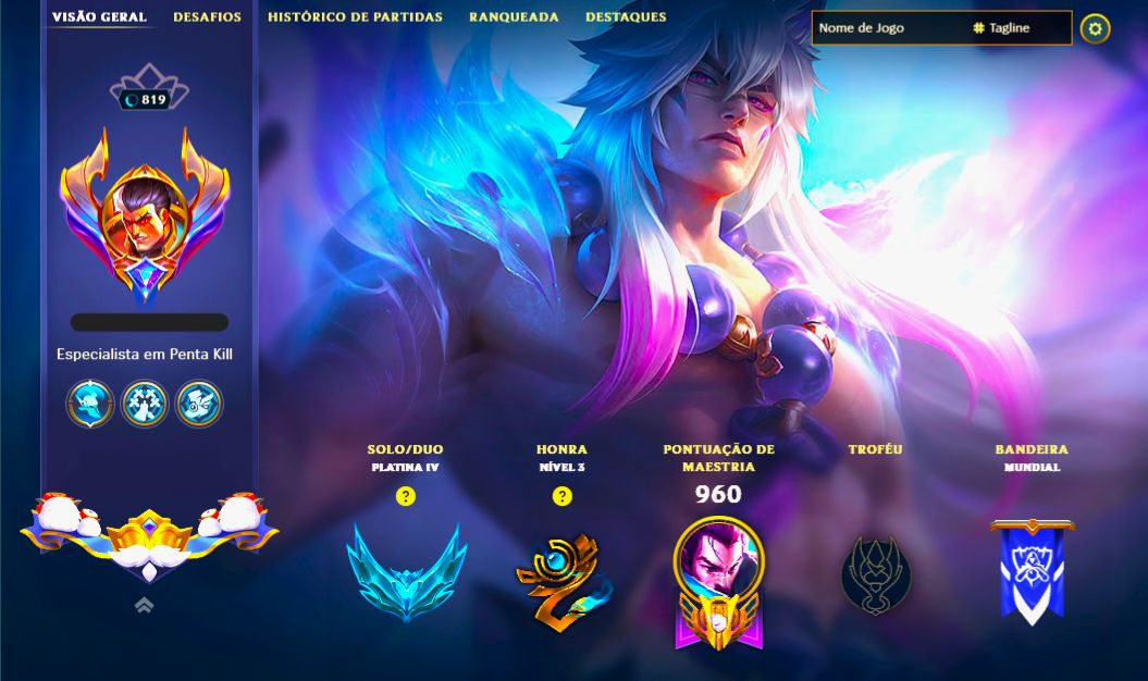 SKIN SETT FLORESCER ESPIRITUAL + [CONTA COM 300 SKINS HABILITADAS] + TROCA NICK