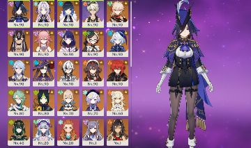 Conta Genshin AR 60 - Varios T5 E Personagens Buildados + Skin Da Hutao