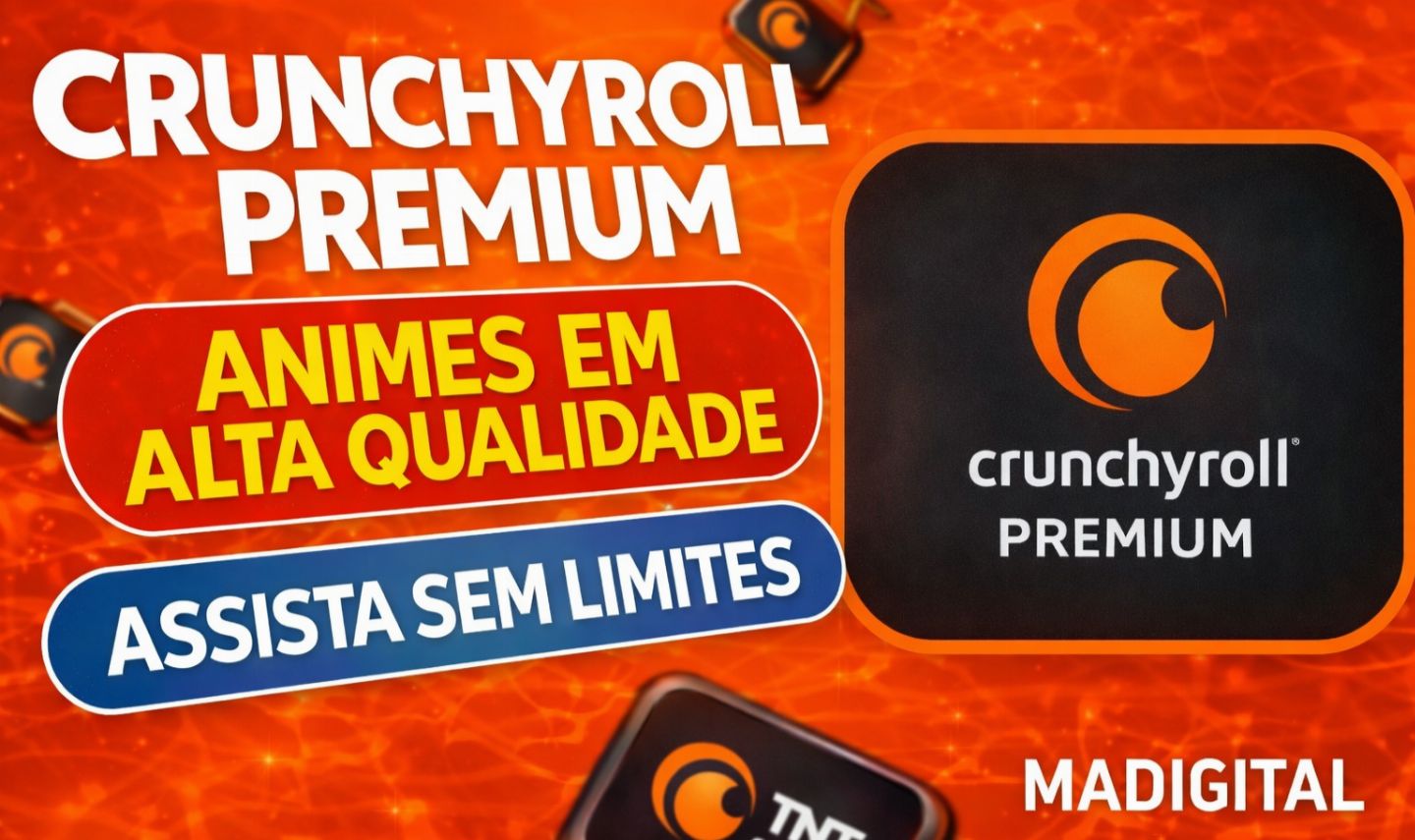 CRUNCHYROLL PREMIUM-ENTREGA RÁPIDA 30 DIAS