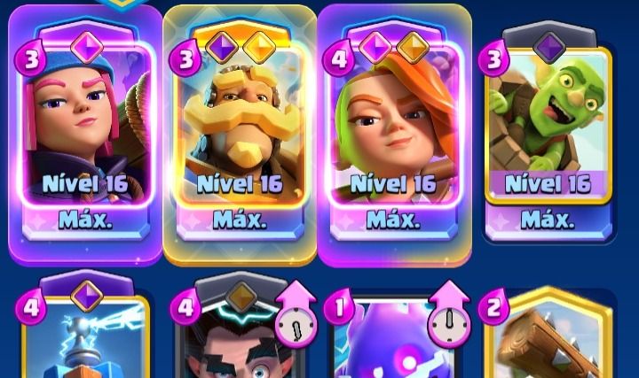 Conta de Clash Royale avançada com 13k de troféus!!