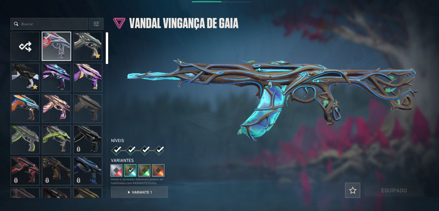 CONTA DE VALORANT NVL 157 (SKIN DE VANDAL, PHANTOM e Sobrando 442 VP, )