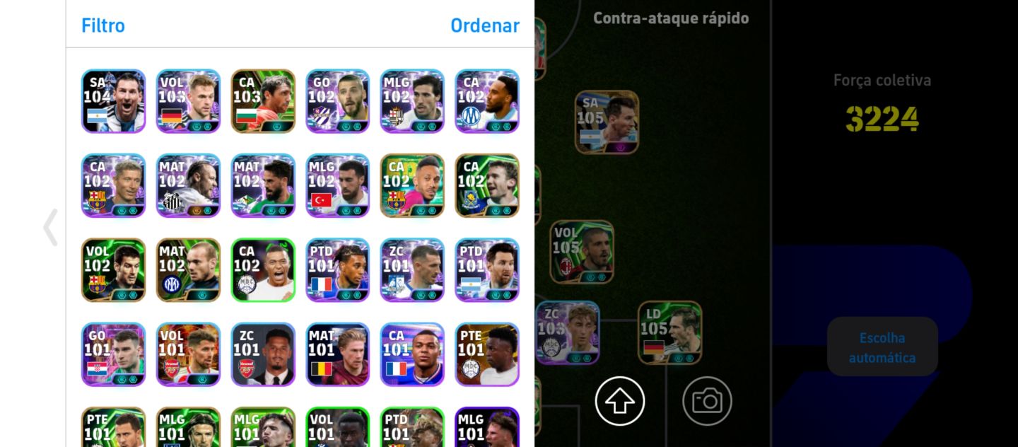 Conta efootball 3224 força
