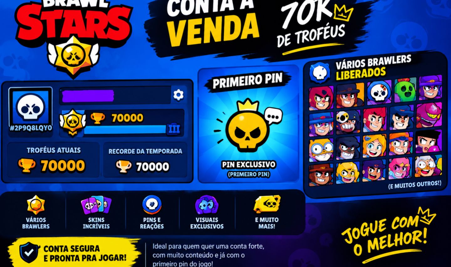 Conta de Brawl Stars Rara
