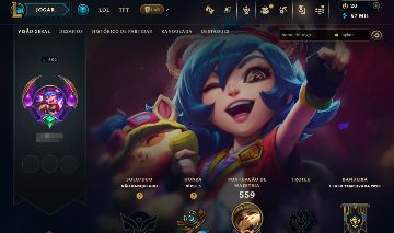 CONTA COM TODOS OS BONECOS, 176 SKINS. UNRANKED COM MMR DE DIAMANTE/MESTRE