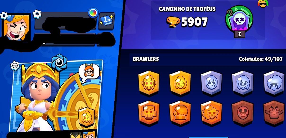 Conta de Brawl Stars Parada 5K