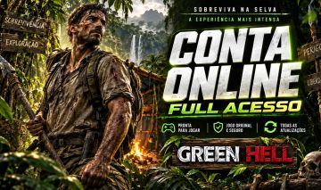 CONTA STEAM GREEN HELL ONLINE (SOMENTE SUA)