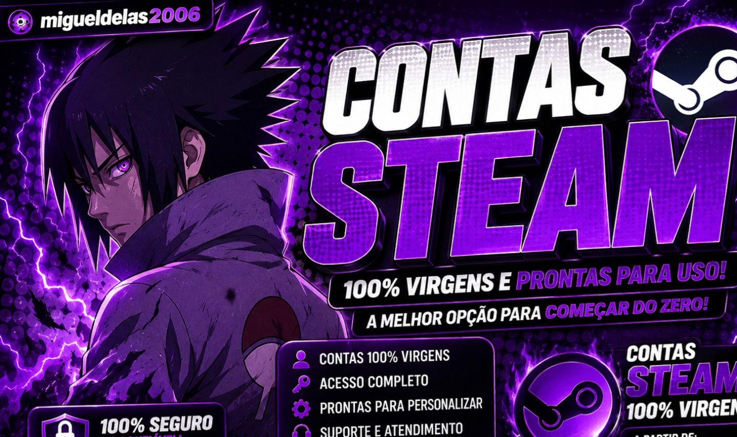 CONTA STEAM VIRGEM | FULL ACESSO | ENTREGA RÁPIDA