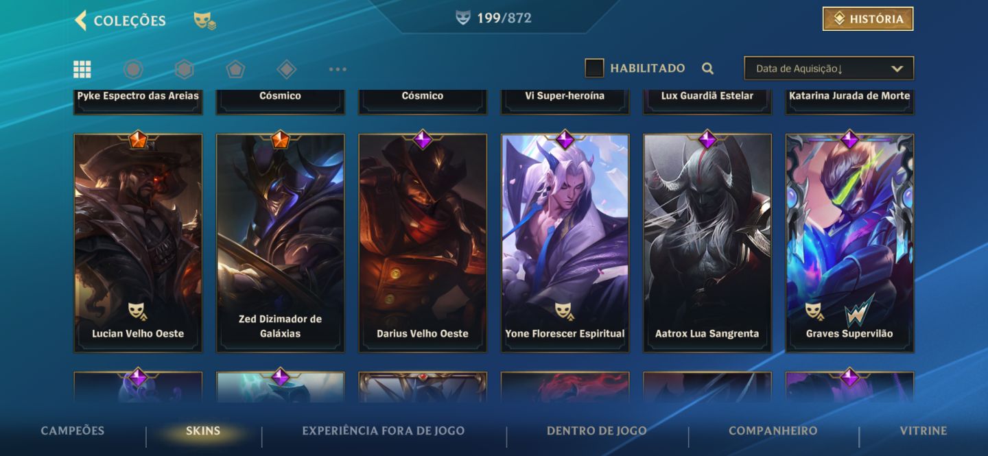 Conta Main Jungler Challenger, Ex Monarca e 202 Skins !