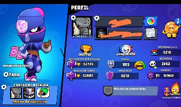 Conta brawl stars incrível