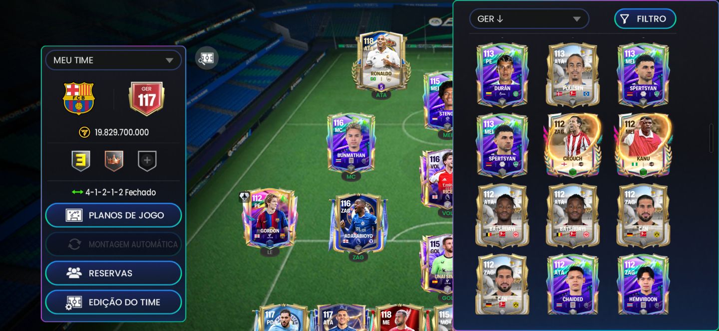 Conta de FC mobile boa pra quem quer começar bem no jogo