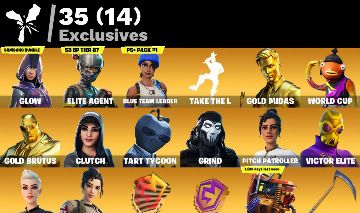 Conta fortnite 224 skins + 100vb PROMOCAO