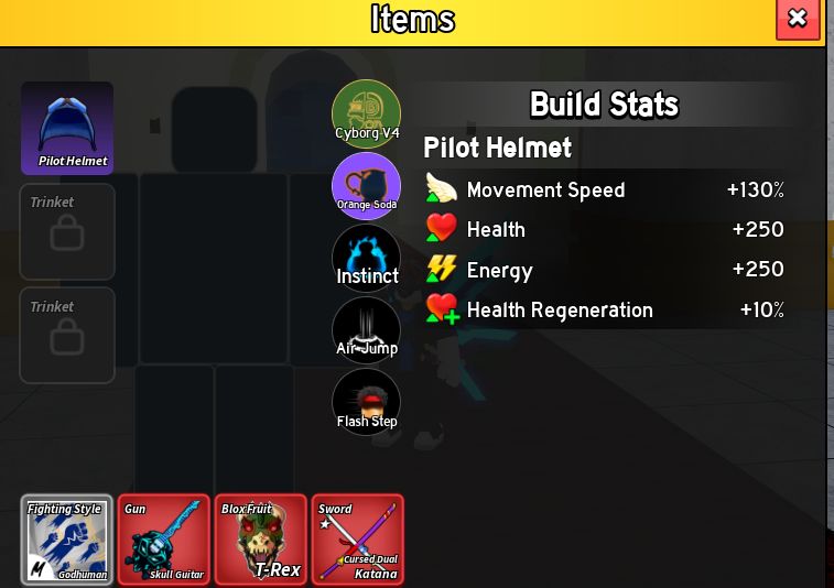Blox Fruits | 6 de 7 Raças V4 + Sanguine | T-Rex equipada