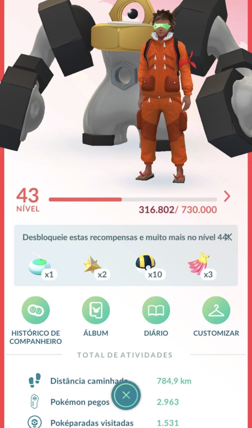 Pokémon GO nível 43 - Com 3 Mewtow - 1 mewtwo 100% - Sem PG sharp