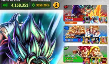 Conta de dragon ball legends muito boa