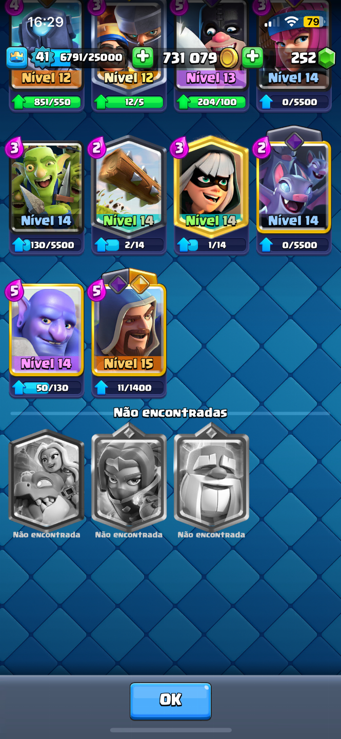 CONTA CLASH ROYALE, 6709 TROFÉUS, SUPER BARATA!