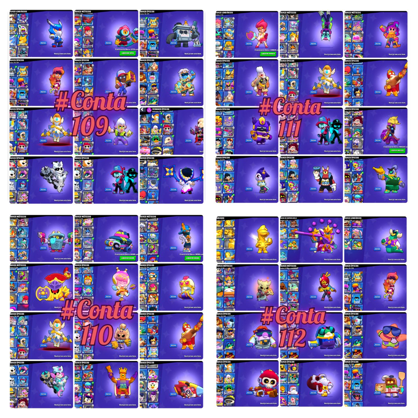 CONTAS BRAWL STARS, MELHOR PREÇO AQUI! ENTREGA AUTOMÁTICA!
