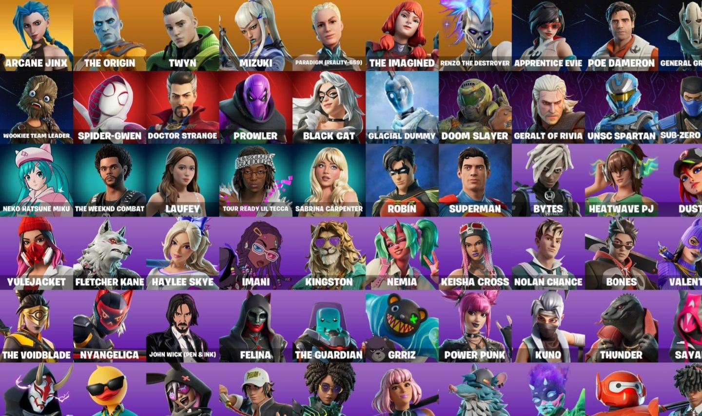 Conta fortnite | 132 Skins | 500 VB | Arcane Jinx