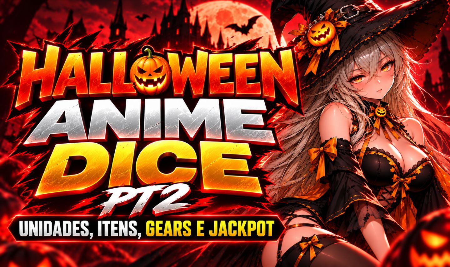 [HALLOWEEN PT2] ANIME DICE | UNIDADES E ITENS