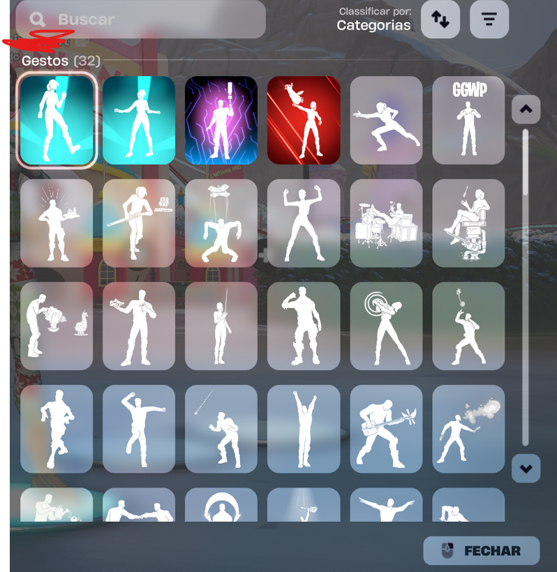 CONTA Fortnite com várias skins