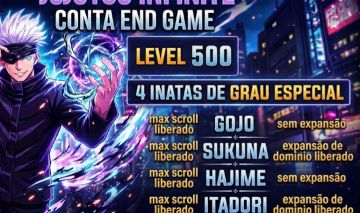 CONTA JUJUTSU INFINITE ENDGAME | 4 ESPECIAIS (GOJO, SUKUNA, KASHIMO, YUJI)