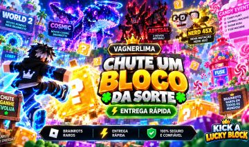 MENOR PREÇO | KICK A LUCKY BLOCK/CHUTE UM BLOCO DA SORTE | ABYSSAL | COSMIC
