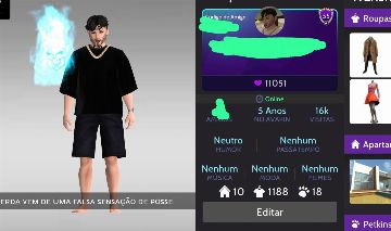 Conta rara de avakin life nível 55