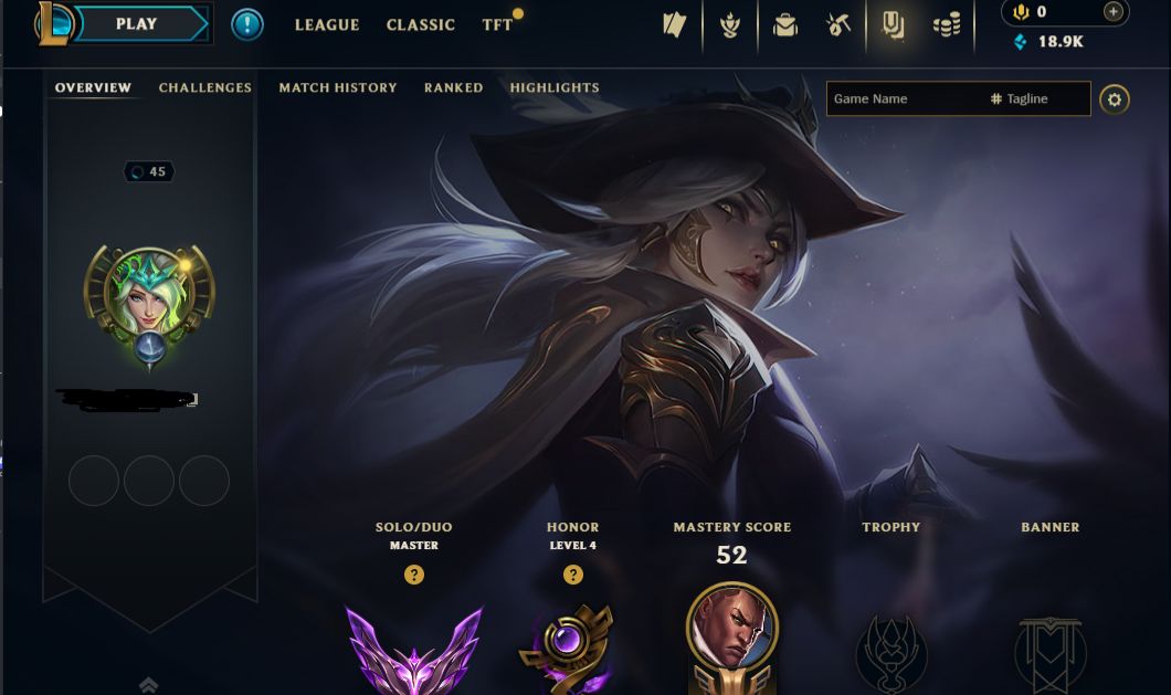 CONTA LOL 100% SEGURA FULL ACESSO | MESTRE SOLO/DUO | NVL 45