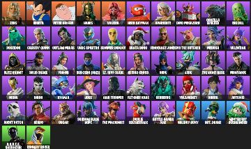 CONTA FORTNITE - 52 SKINS FULL | PODE ALTERAR E-MAIL | Nisha, Joss, KeishaCross