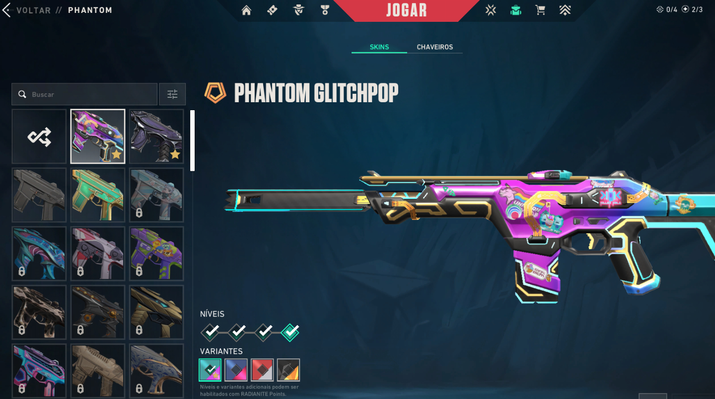 CONTA VALORANT COM SKINS (DIAMANTE 2) JA PEGOU ASCENDENTE 2