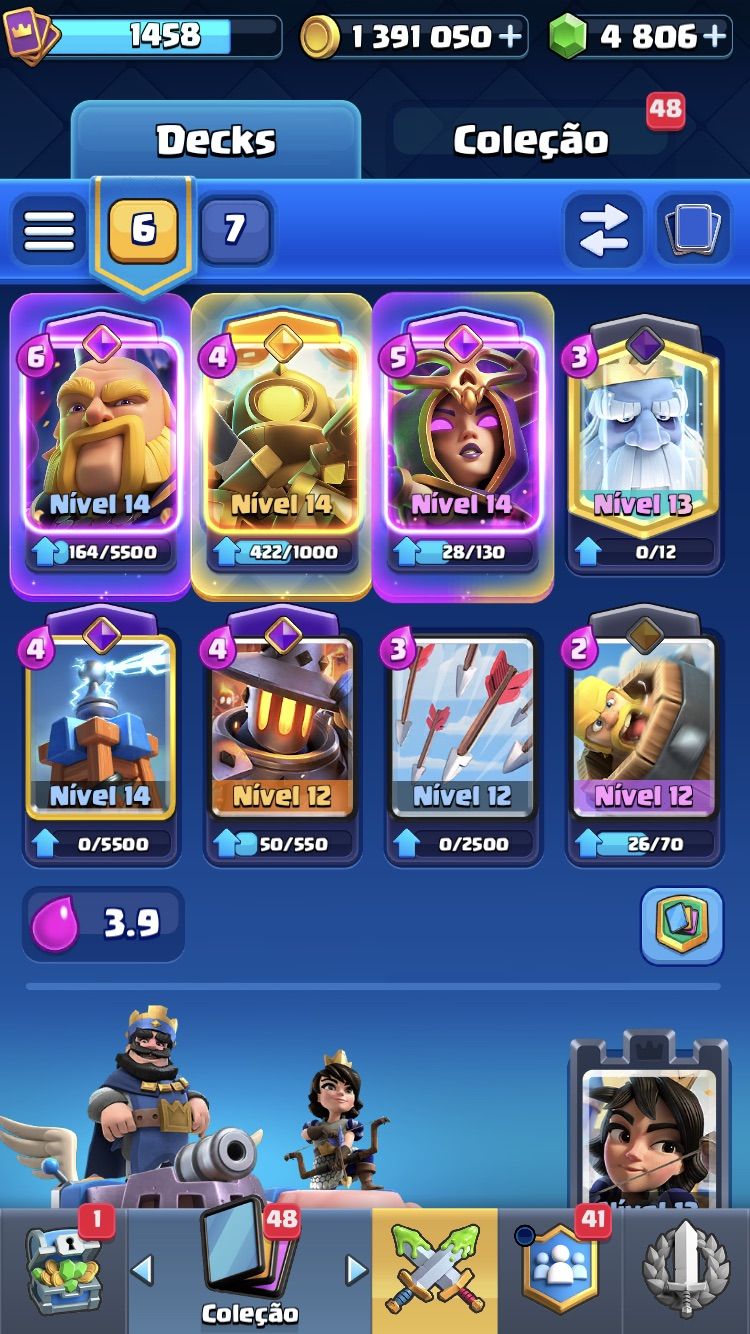 Conta Clash royale muito boa e custo benefício
