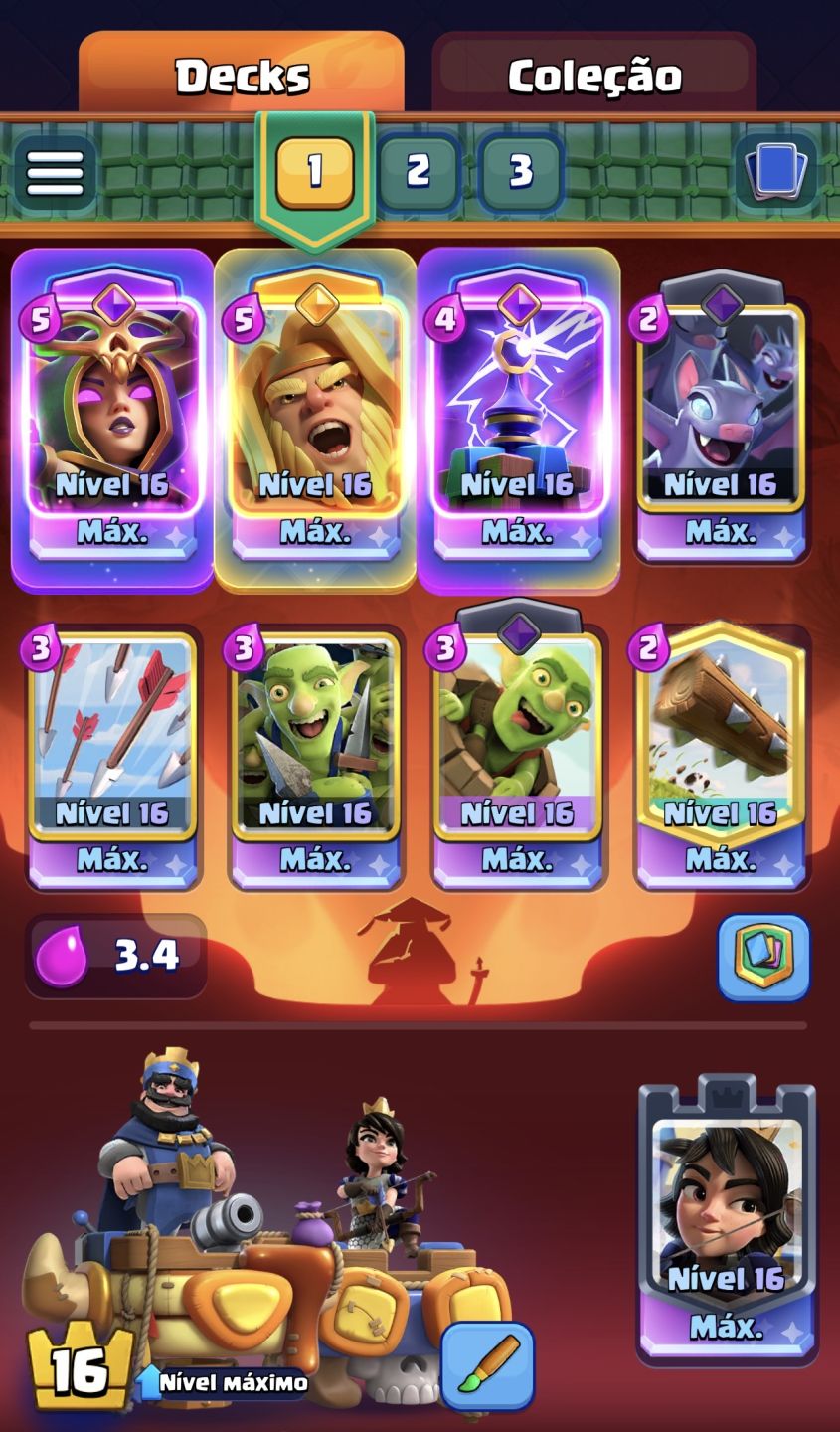CONTA CLASH ROYALE 12k troféus