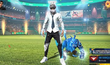 CONTA DE FREEFIRE COM ANGELICAL AZUL E SOMBRA ROXA